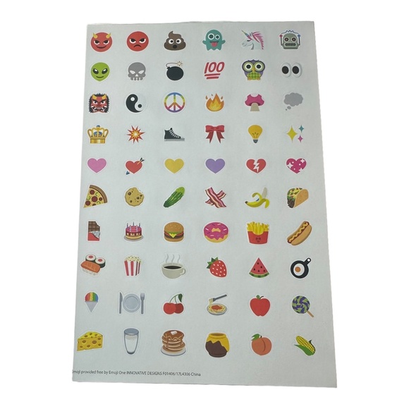 Innovative Designs Emoji Sticker Book Includes Puffy Stickers - Picture 3 of 7